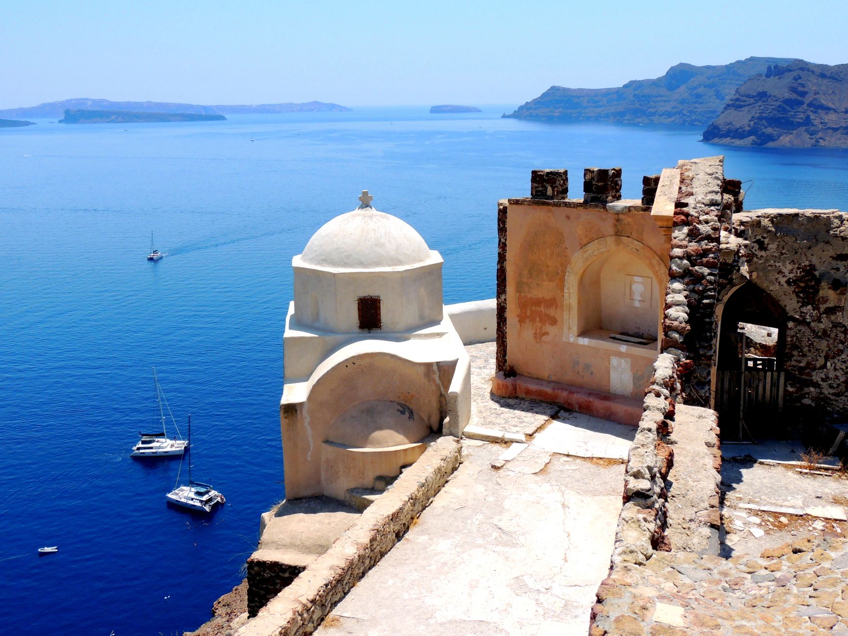 Santorini · 7-day validated itinerary destination view